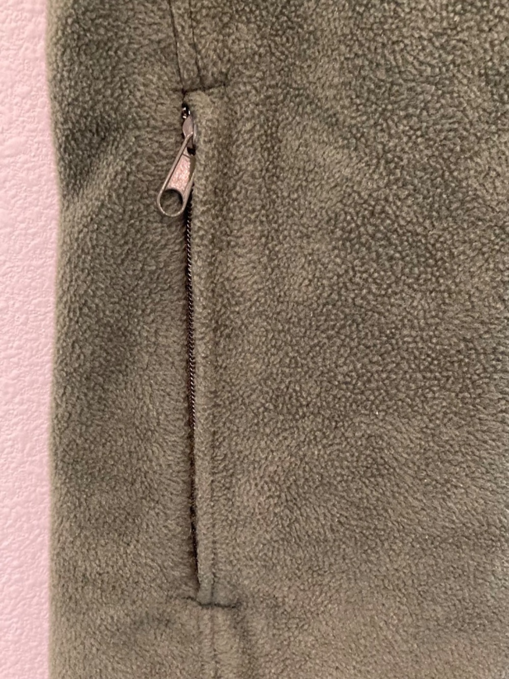 Columbia Men's Olive Green Steens Mountain Full Zip Fleece Vest Jacket Size Medi - Picture 5 of 11